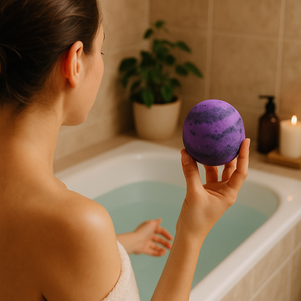 Blackberry Bath Bomb - jumbo
