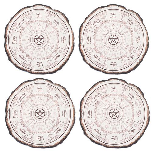 Wheel of the Year Coaster Set