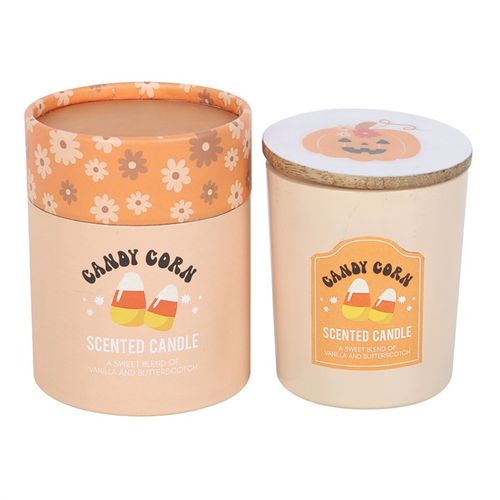 Candy Corn Vanilla and Butterscotch Candle